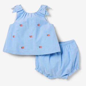 NWT Janie and Jack Baby Flag Set